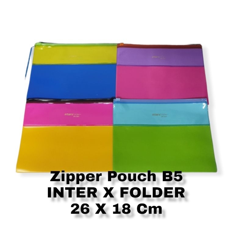 

Zipper Pouch A5/B5 INTER X FOLDER (4 Pc)