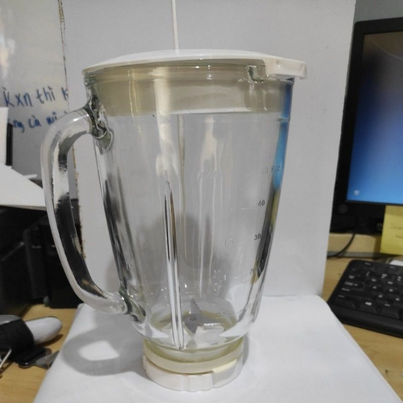 SET GELAS KACA BLENDER TURBO EHM 8000 EHM 8098 8099 KACA