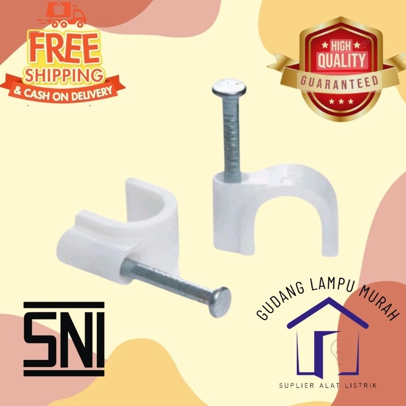 Klem Beton no. 22 Klem Beton no. 17  Klem Beton no. 19 YAN'S Klem Kabel NO. 17 Klem Pralon Listrik K