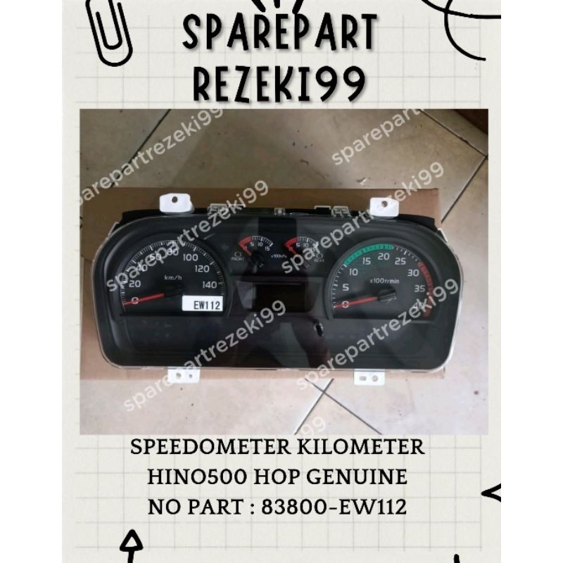 Speedometer Kilometer Hino500 Tronton HOP ASLI GENUINE