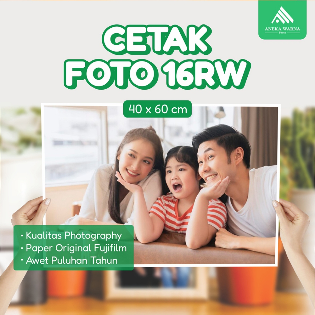 Cetak Foto 16RW / 16RS - Professional Photo Paper - Aneka Warna Photo