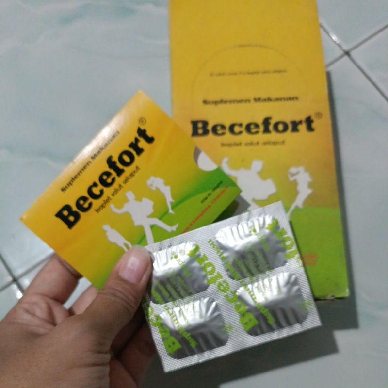 BECEFORT SUPLEMEN MAKANAN VITAMIN DAYA TAHAN TUBUH