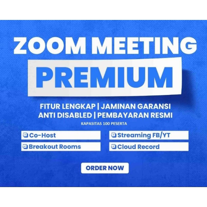 Promo penyewaan akun zoom 1 bln