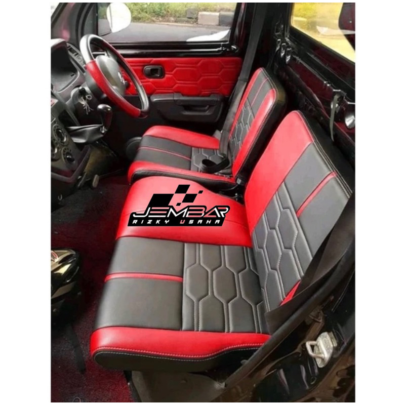 Sarung jok mobil granmax,l300,carr futura,new carry,apv,espass pick up motif tawon