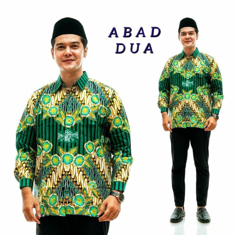 kemeja NU abad dua batik NU abad dua seragam NU terbaru batik NU 1 abad