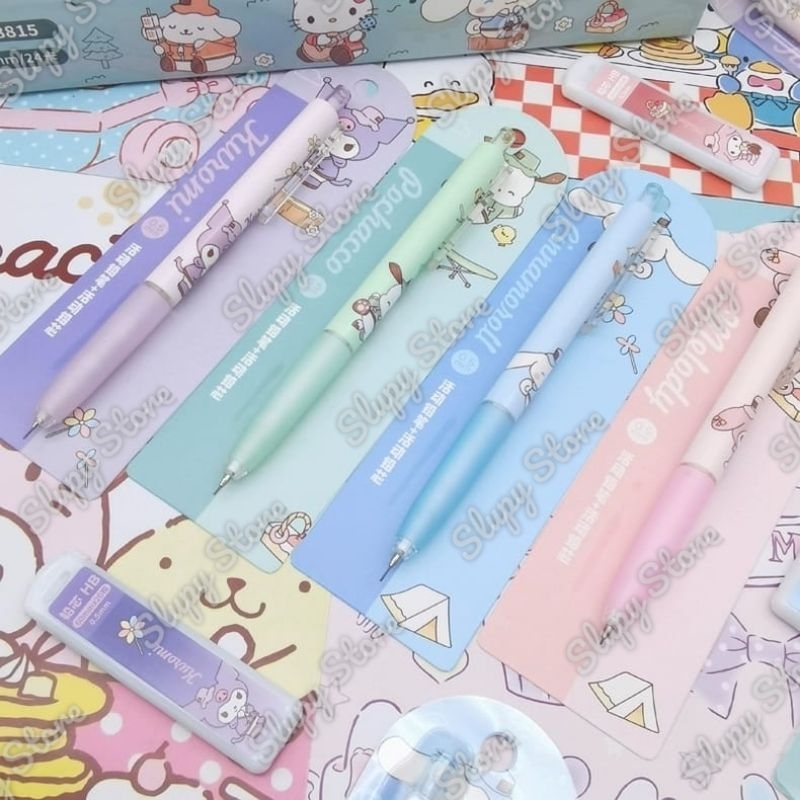 

Set pensil alat tulis cinnamoroll my melody kuromi pochacco