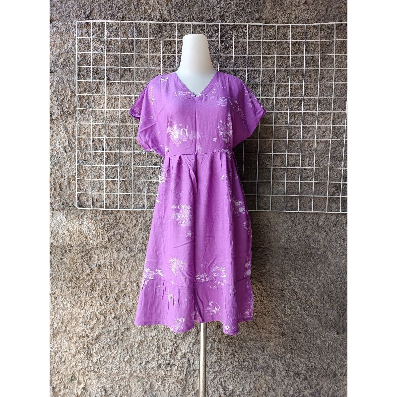 Daster kimono tie dye pendek Rayon/Daster pendek bali