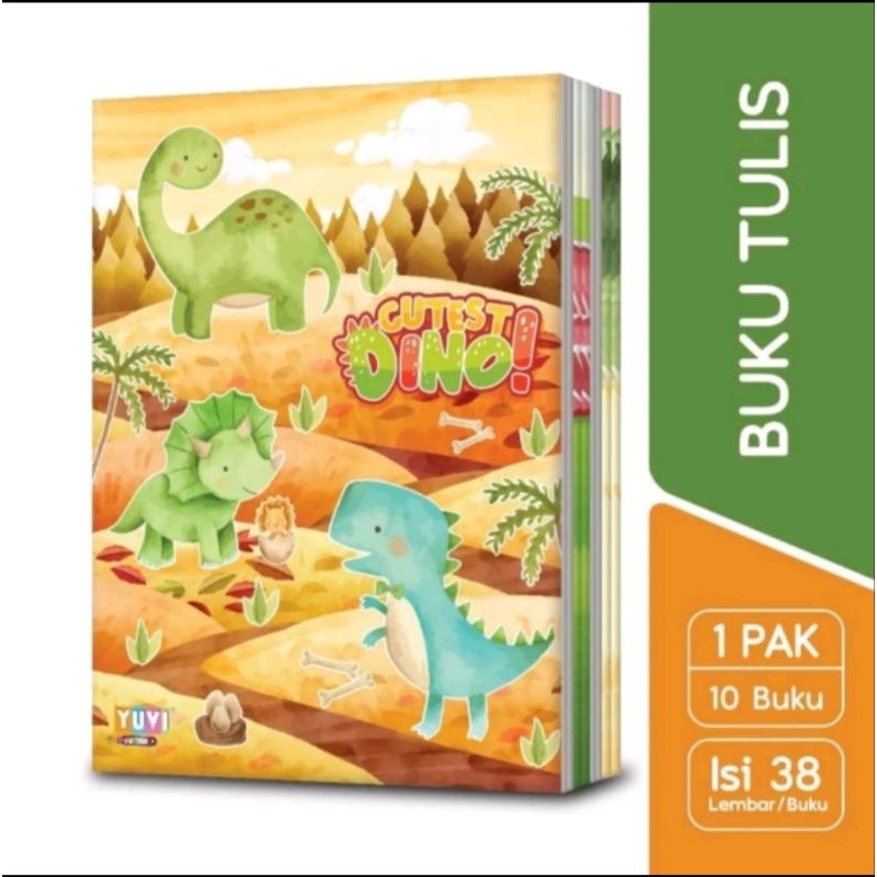 

Yuvi My Book Buku Tulis 38 Lembar - 1 pak Isi 10 pcs