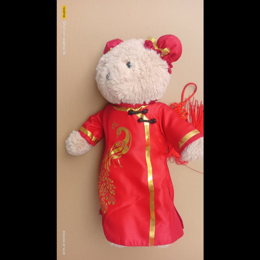Boneka Teddy Bear kostum Korea Perempuan preloved