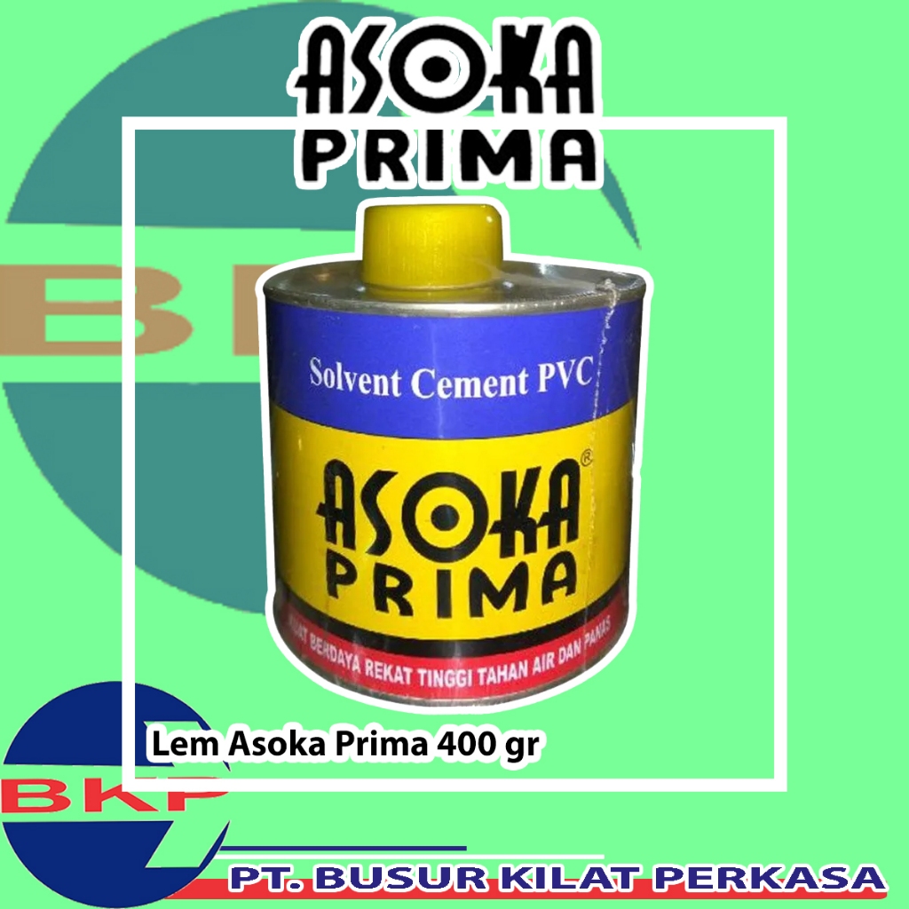 

Lem Pvc Asoka 400 Gram + Kuas / Lem Pipa / Lem Asoka 400 Gram