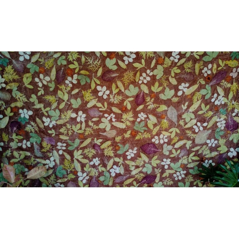 kain batik ecoprint