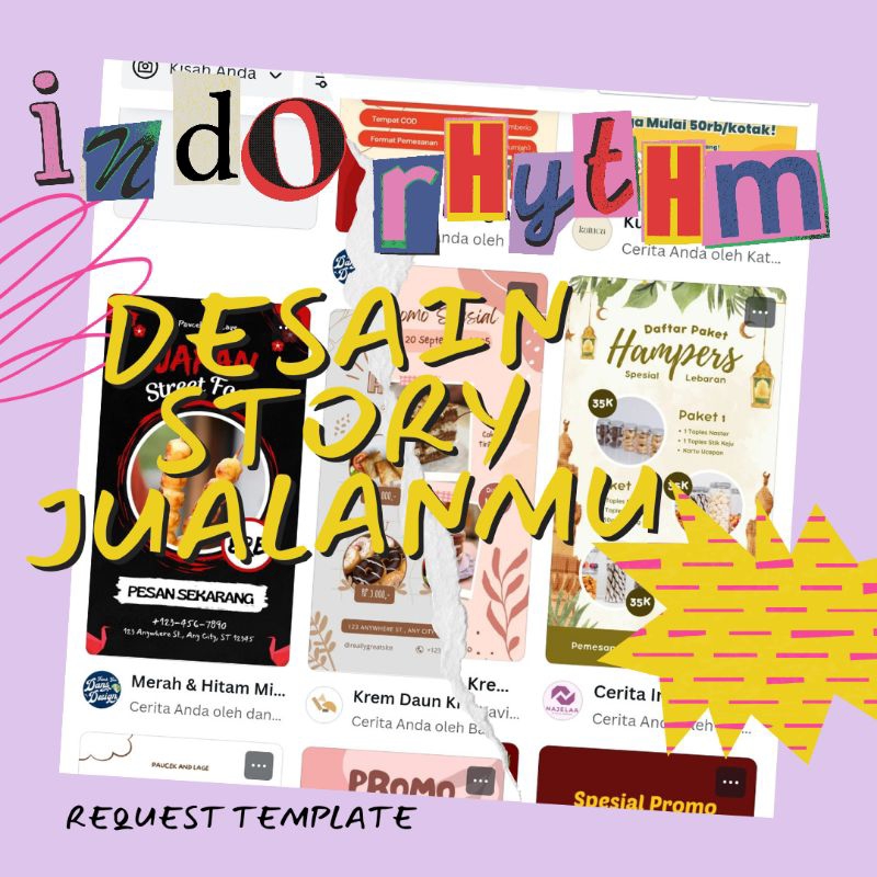 

Jasa Desain story instagram / promosi jualan