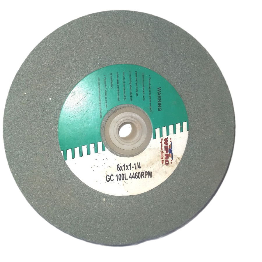 Wipro Batu Gerinda Hijau 6 inch GC100L/ Batu Asah Duduk 6 Inch #100 Grade 100