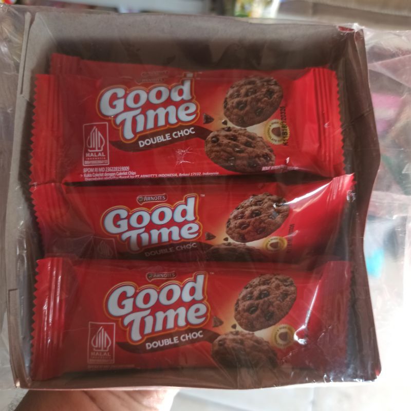 

Biskuit Good Time Cookies Arnotts Kukis Cokelat Double Choc