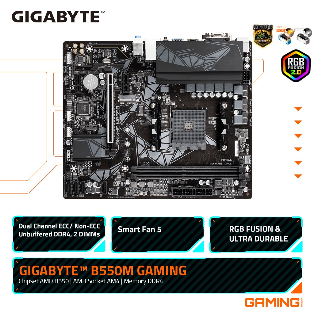 Gigabyte B550M GAMING