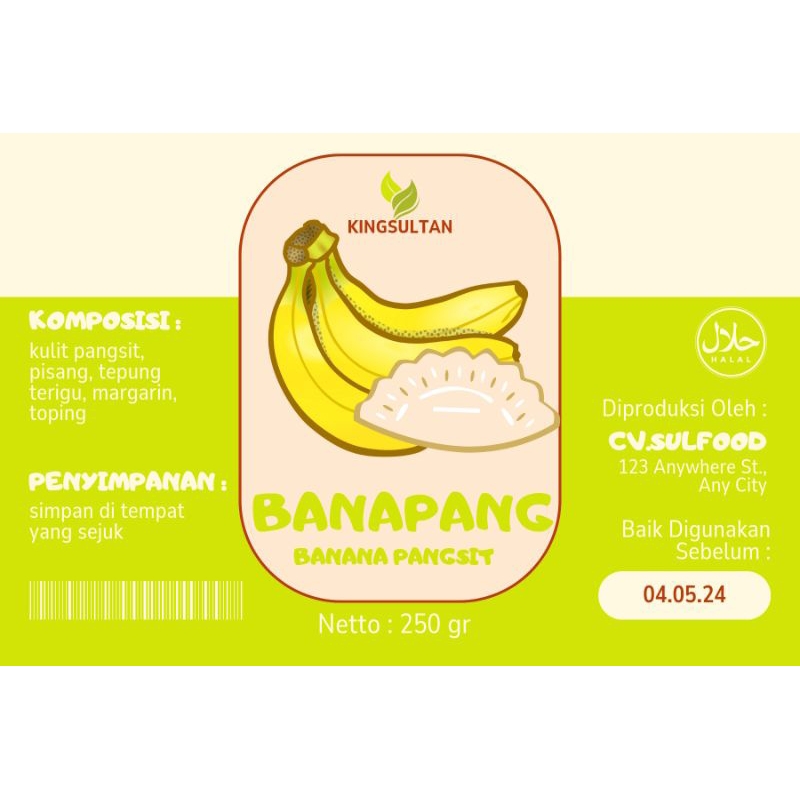 

banapang ( banana pangsit )