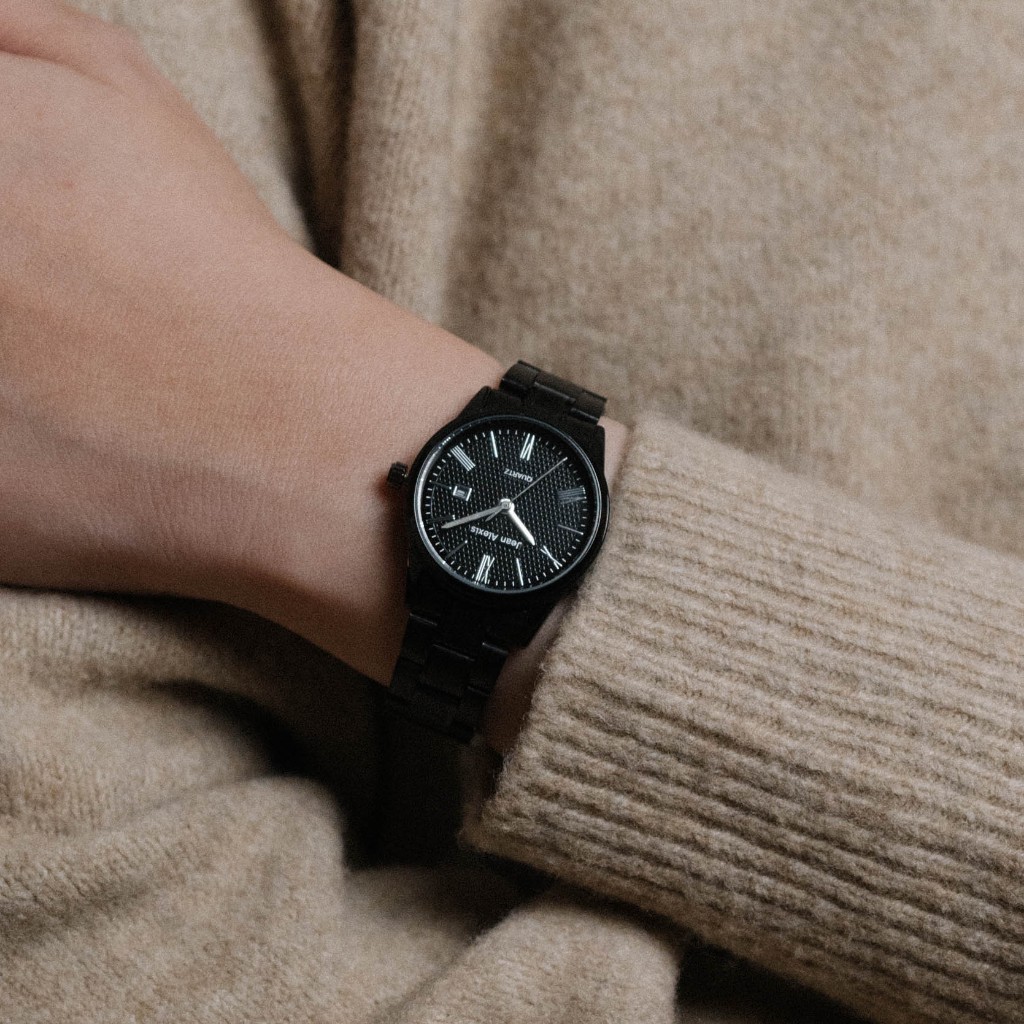 Jam Tangan Rantai Wanita Jean Alexis FELMAN LHT JA110 - Prestige Edition - Black Dial (30mm)