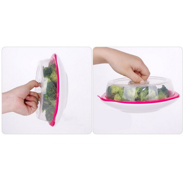 Penutup Piring Makanan Transparan Cover Seale