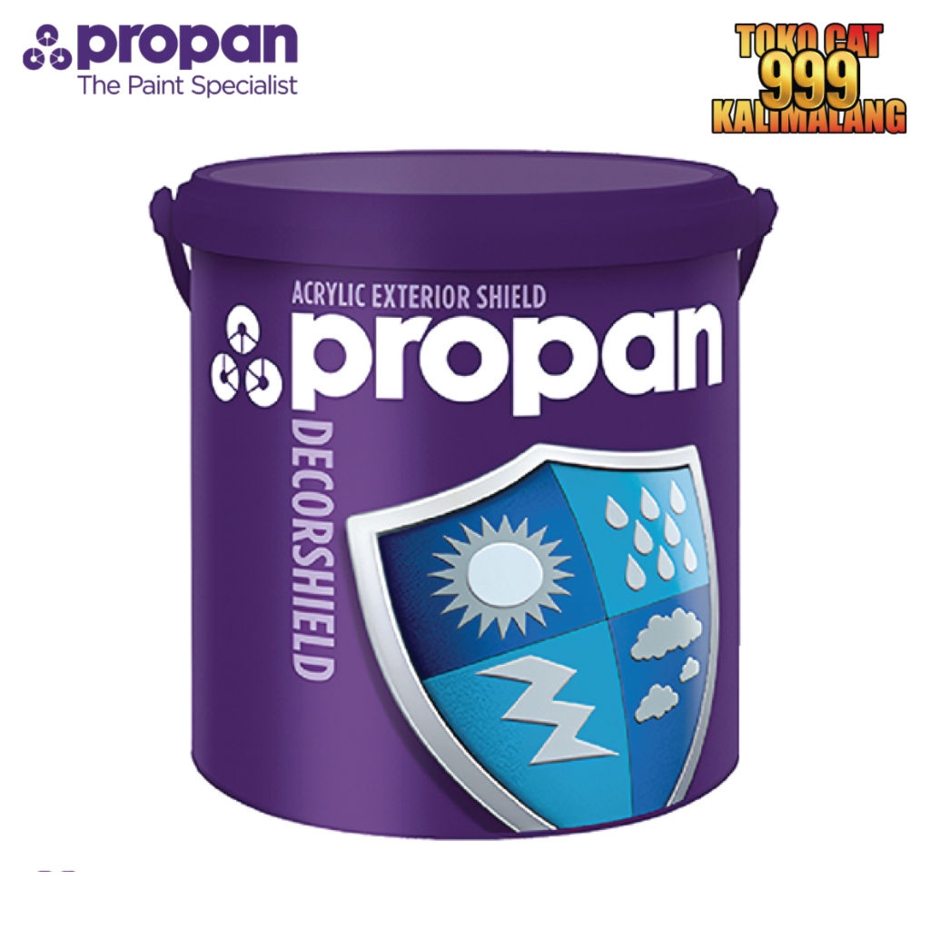 Cat Tembok Exterior Propan Decorshield DW-500 Warna Putih 9101 2.5 L