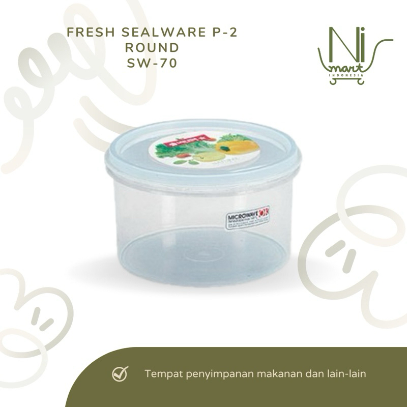 SEAL WARE P-2 SW-70 | TEMPAT BEKAL KOTAK MISTING PLASTIK MAKANAN