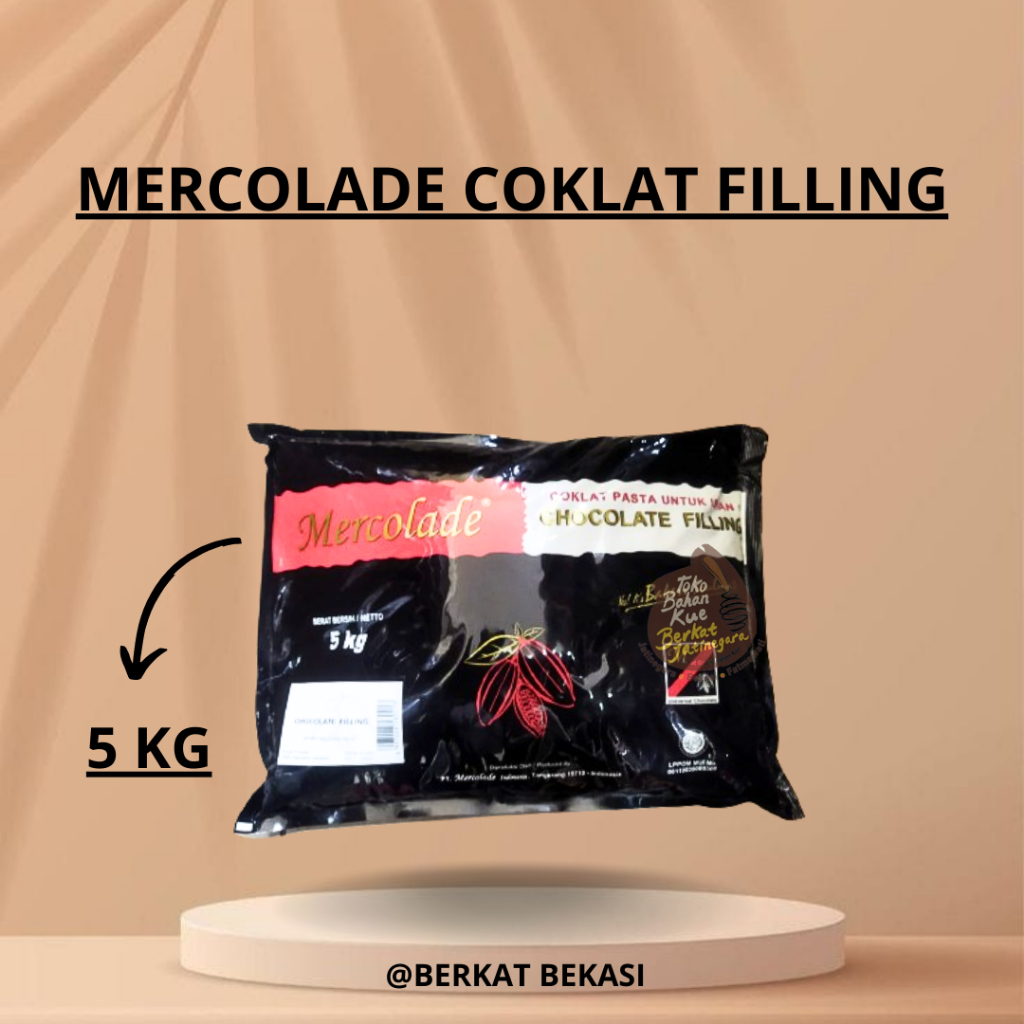 COKLAT MERCOLADE / COKLAT FILLING 5 KG / MERCOLADE COKLAT FILLING