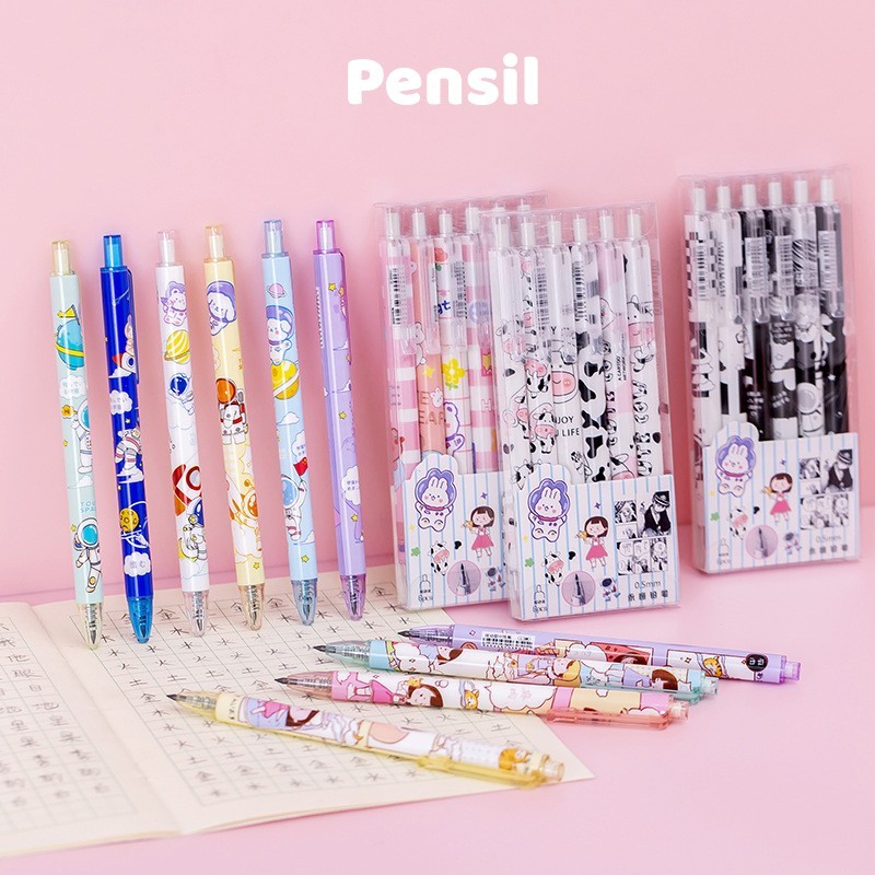 

Eternal pencil premium mekanik motif lucu kartun Mechanic pencil abadi tanpa batas tidak perlu diasah lagi tak bisa habis untuk alat tulis anak sekolah kantor pelajar