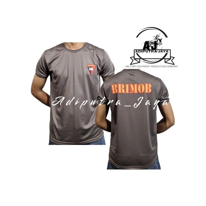 Kaos brimob / kaos dalaman brimob / kaos tangan pendek brimob