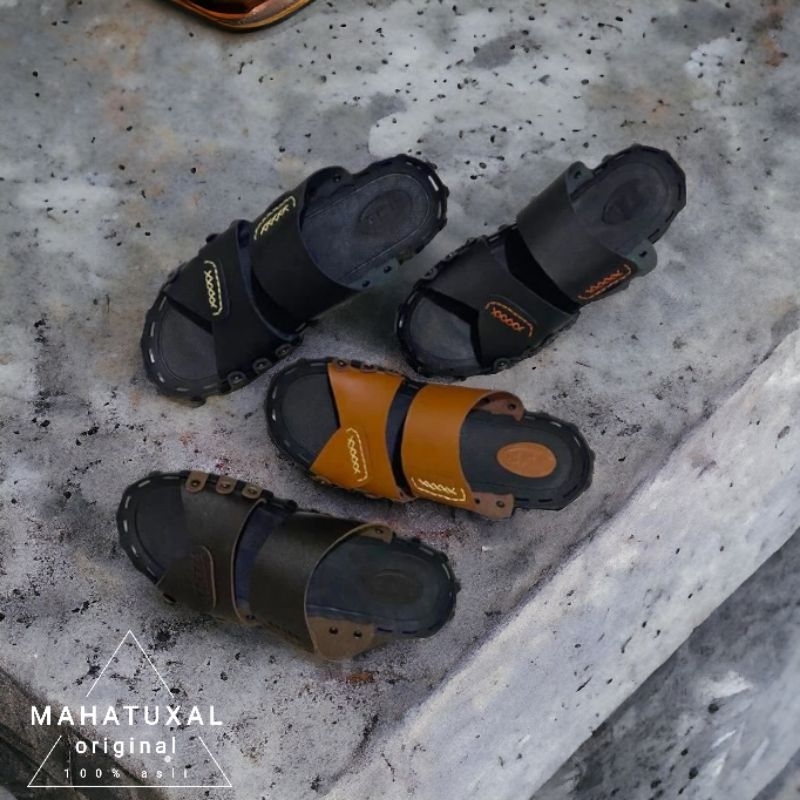 sandal kulit asli ORIGINAL / sandal kulit pria terbaru / sandal kulit pria dewasa