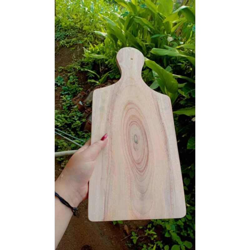 telenan kayu mahoni uk 20x30cm tebal 1,5cm