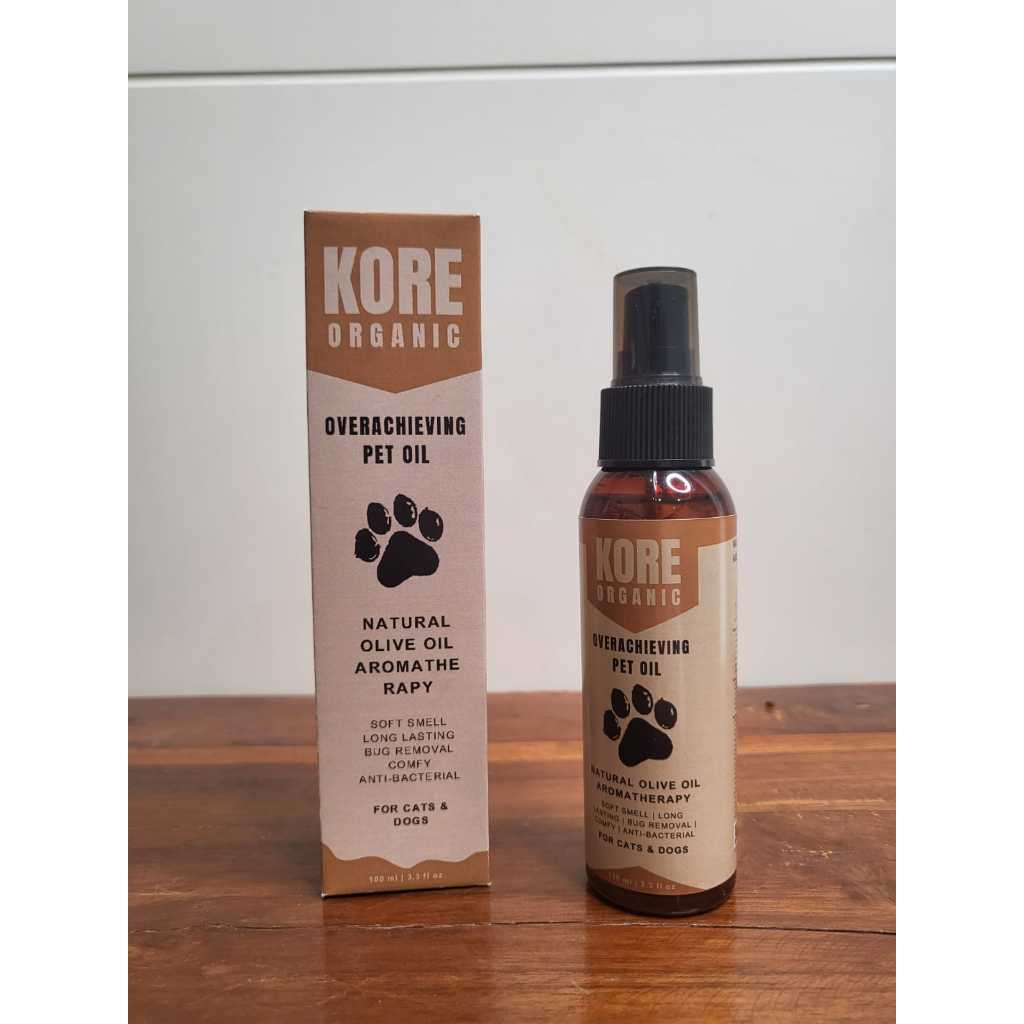 Kore Lavender Aromatherapy Olive Oil Penenang Hewan Peliharaan Anjing & Kucing 100 ml