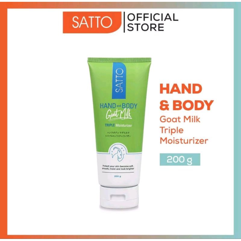SATTO Handbody Goat Milk Triple Moisturizer