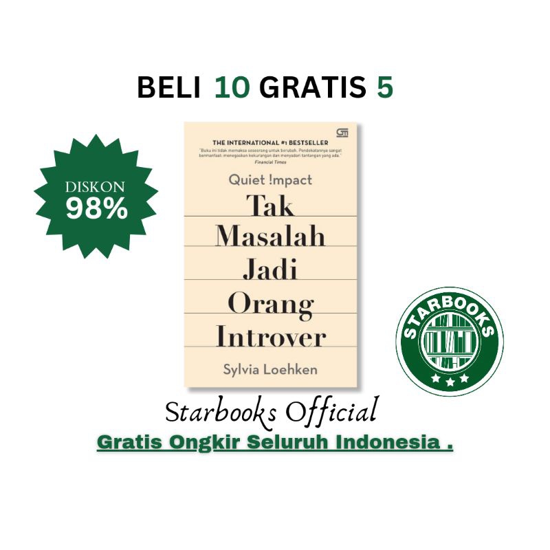

TAK MASALAH JADI ORANG INTROVER #THEINTERNATIONALBESTSELLER