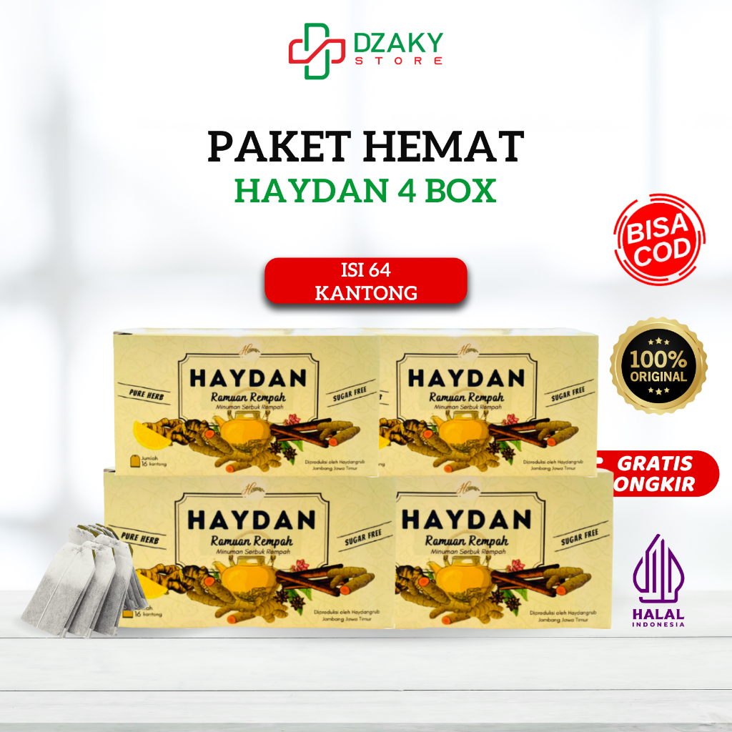 

Teh Detox | DIET + HAID LANCAR | Teh Celup Rempah | JSR | Ramuan Rempah | PAKET HEMAT 4 box