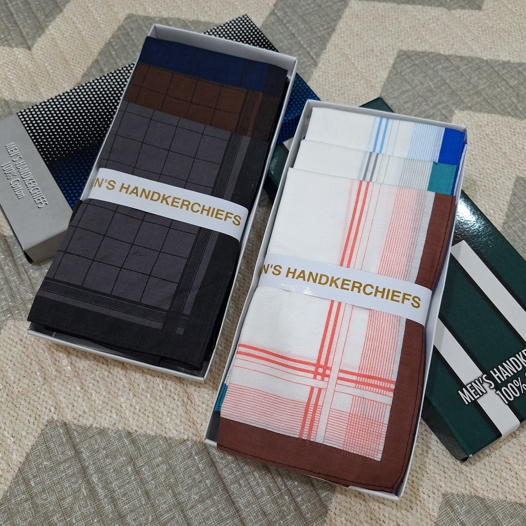 Sapu Tangan Pria [16] Saputangan Katun Selampe Premium