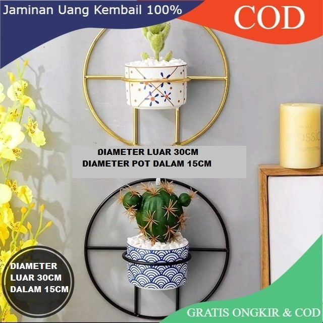 STANDING LINGKARAN DINDING / STANDING POT BUNGA