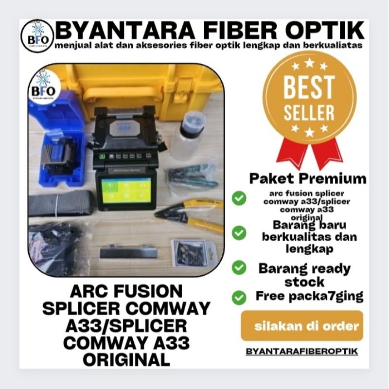 arc fusion splicer comway a33/splicer comway a33 original