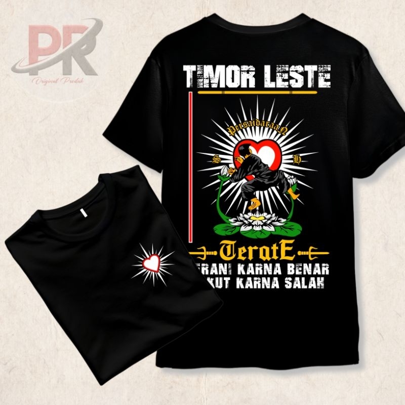 kaos psht timor leste terbaru berani karna benar , takut karna salah