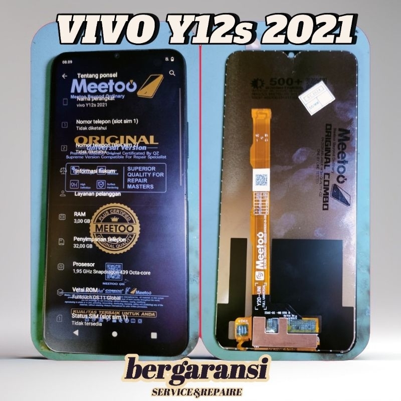 Lcd Touchsreen Ts Fulset Vivo Y12s 2021