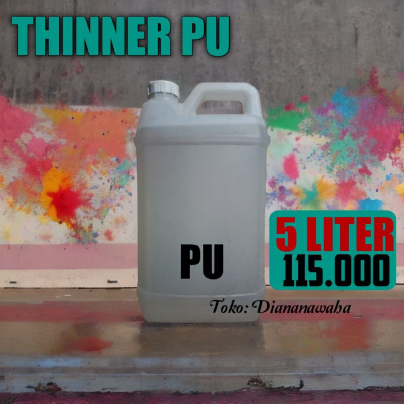 Jual Thinner 5 liter PU Extra slow/PU/HG/