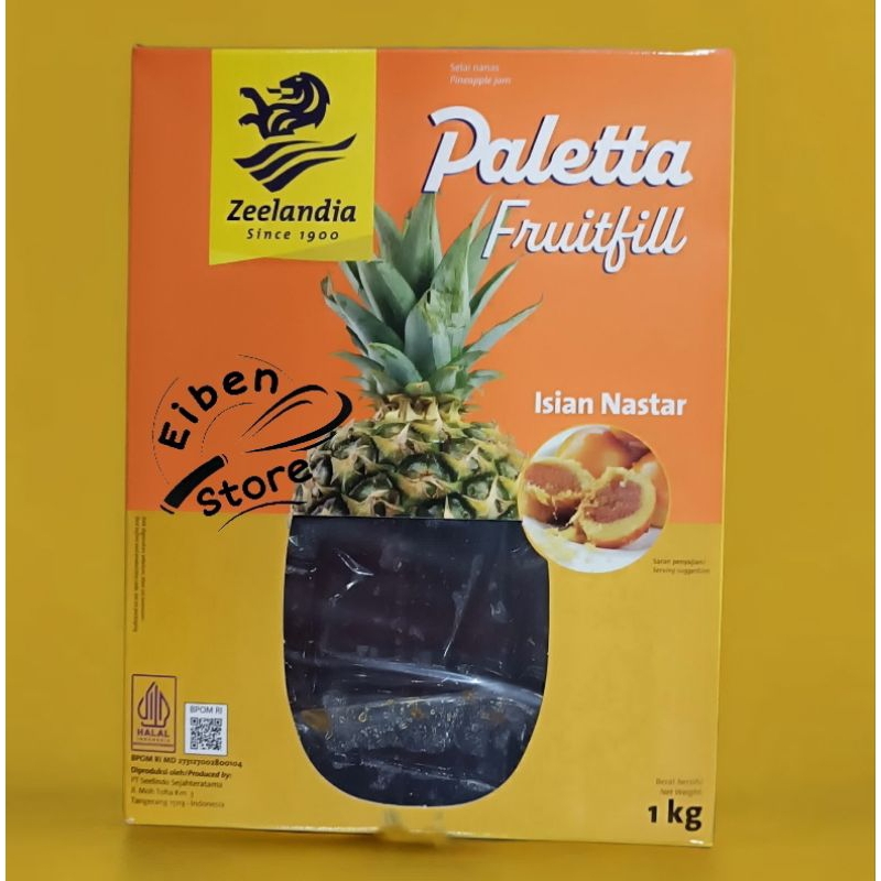 

Zeelandia Selai Nanas Isian Nastar Kemasan 1kg / Paletta Fruitfill Nanas 1kg