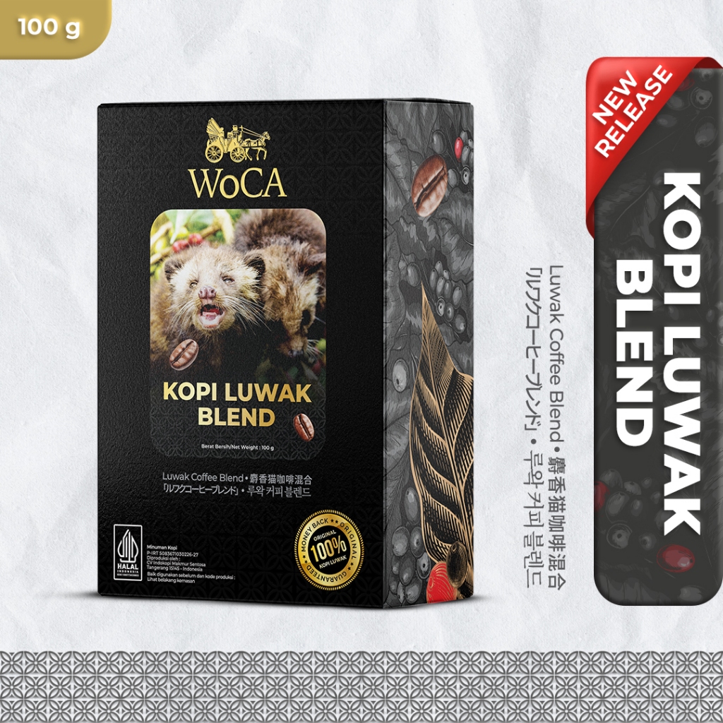 

WoCA Signature Blend Luwak Coffee 100 gram