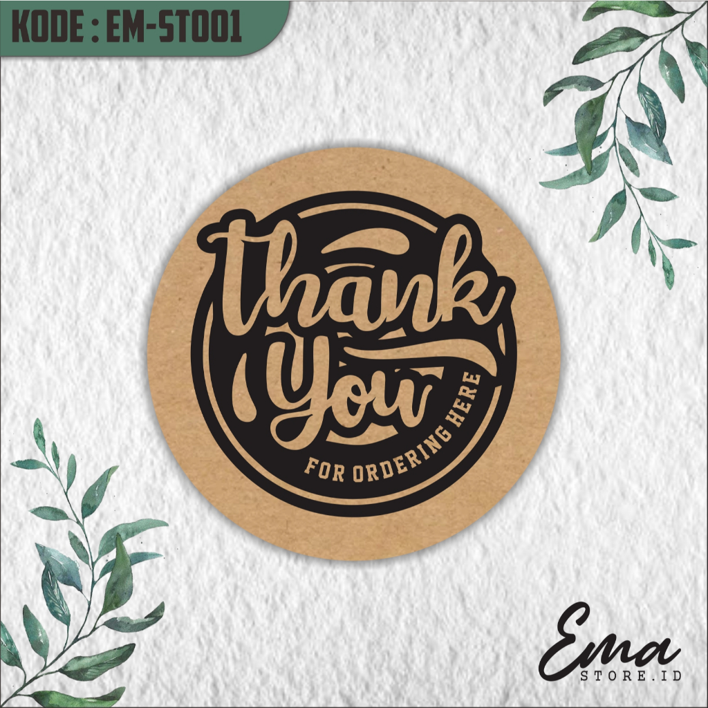 

STIKER THANK YOU | TERIMA KASIH | BAHAN CRAFT PREMIUM MURAH