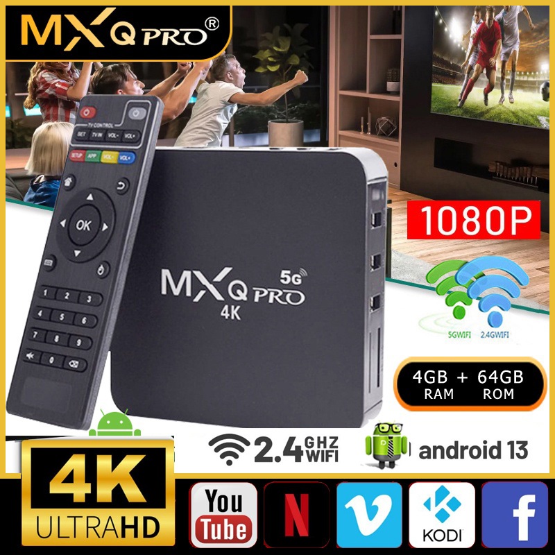 2024 Latest Android TV Box 4K 8gb Ram 128gb Rom TV BOX 2.4G Wifi Smart Tv Box Unlock Tv Box Android