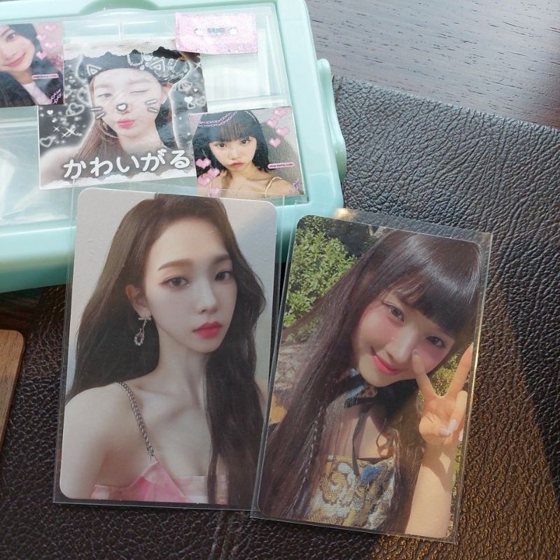 bundle karina aespa td & jiwoo nmixx expergo photocard official