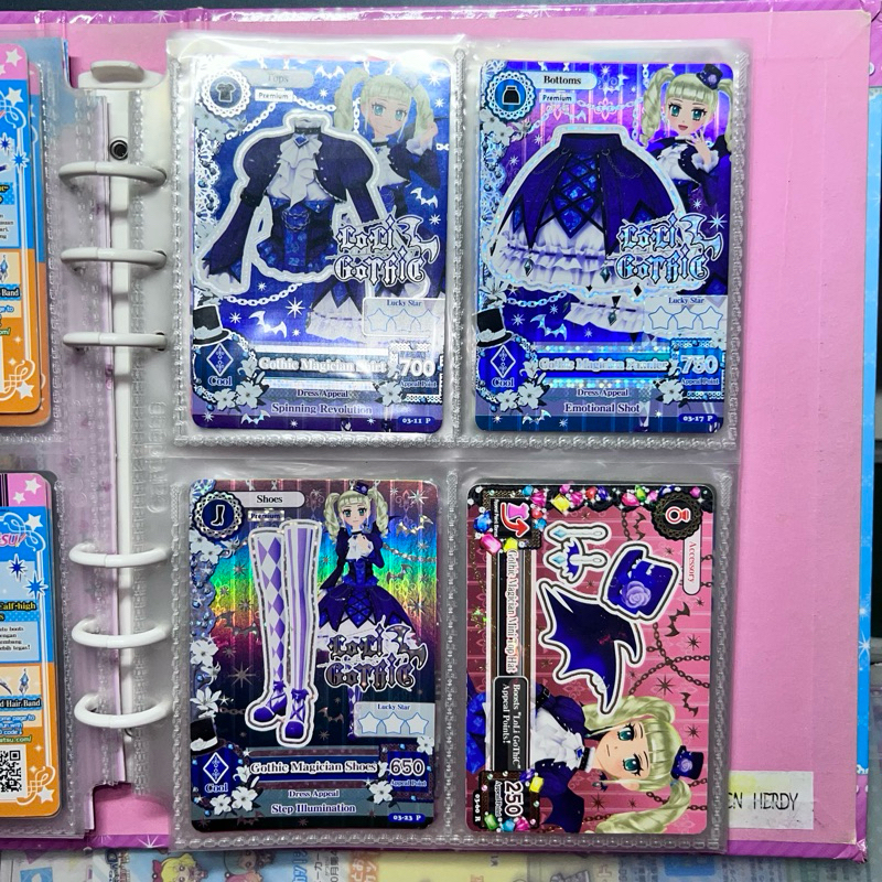 RARE Kartu Aikatsu Seri 3 Premium Indo Yurika Gothic Magician Shoes