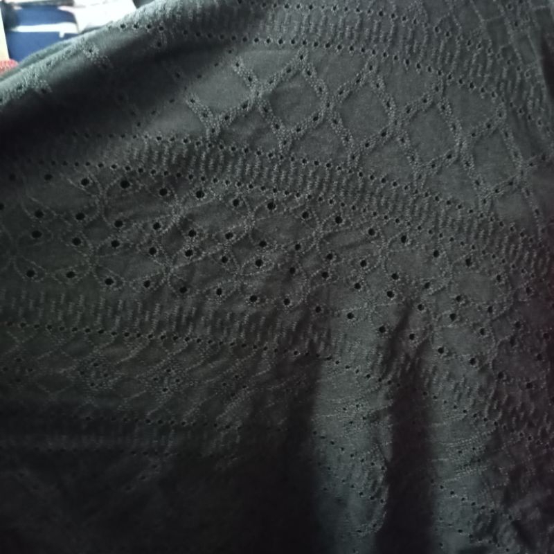 kain bahan kaos bordir import harga per setengah meter