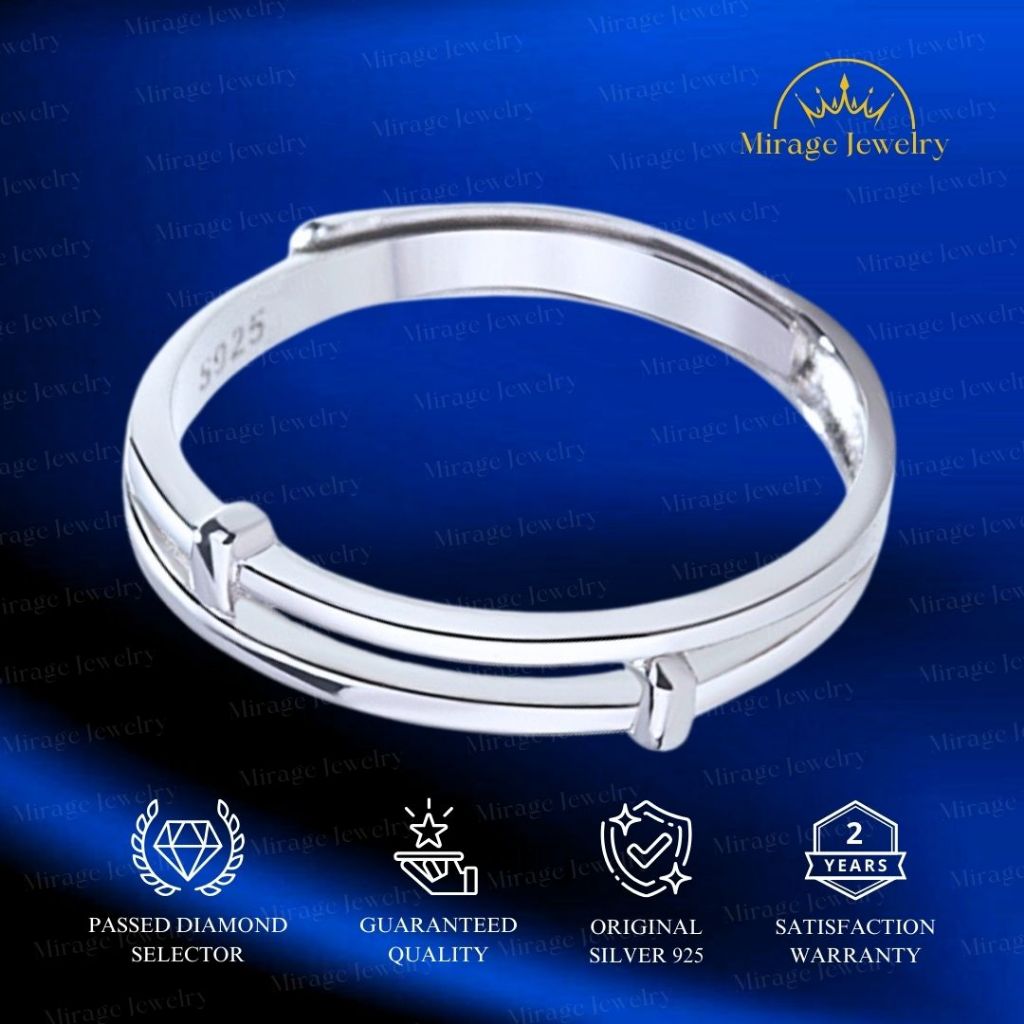 Mirage Jewelry - Classic New Fashion Cincin Pria Adjustable Premium Quality RM0171