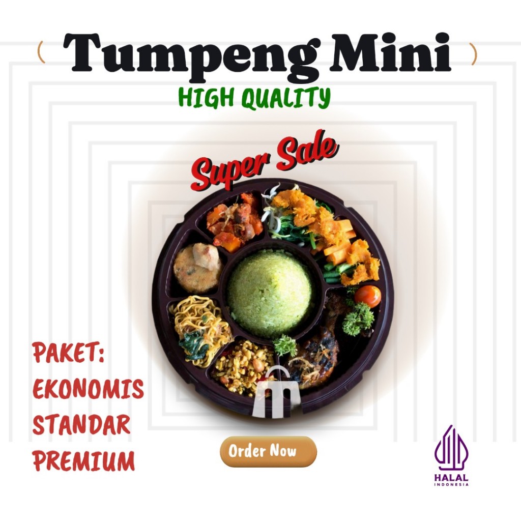 

NASI TUMPENG MINI SEKAT SIAP SAJI PAKET PREMIUM