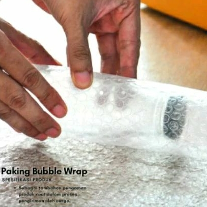 

packing tambahan bubble wrap