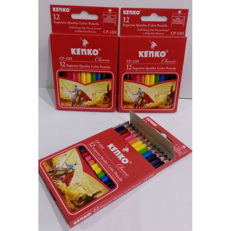 

PENSIL WARNA KENKO PENDEK 12 WARNA